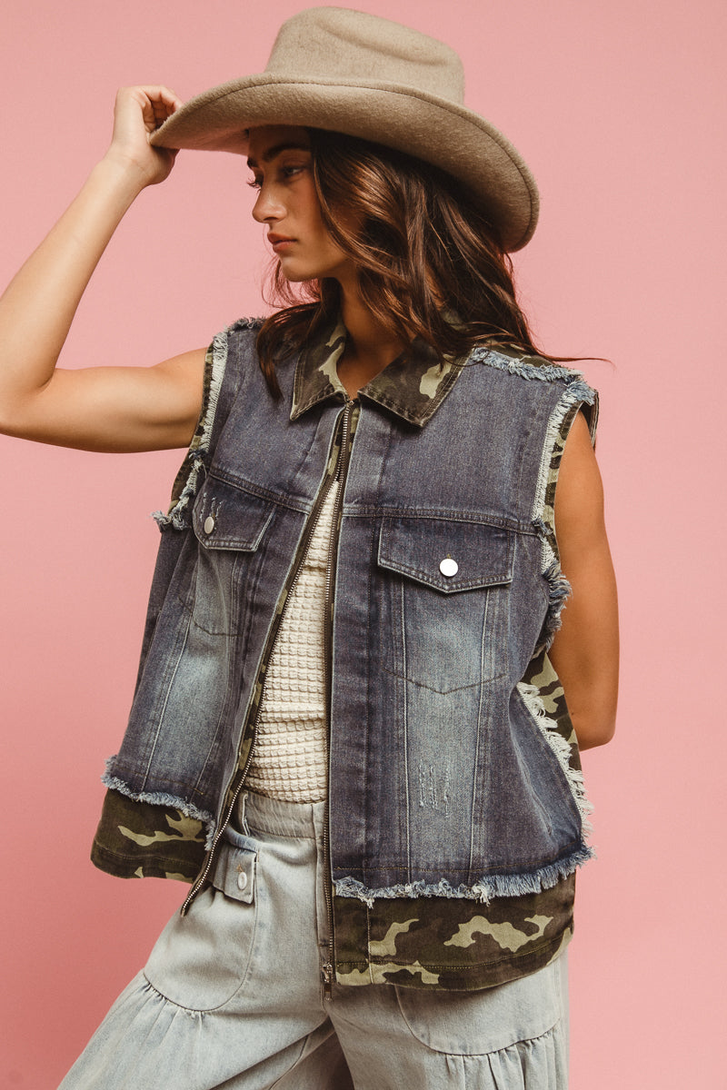 épine - bibiy MATHILDA PEPURAMU DENIM VESTの通販 by Alice's